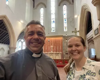 Fr Joe and Megan Rushbrook